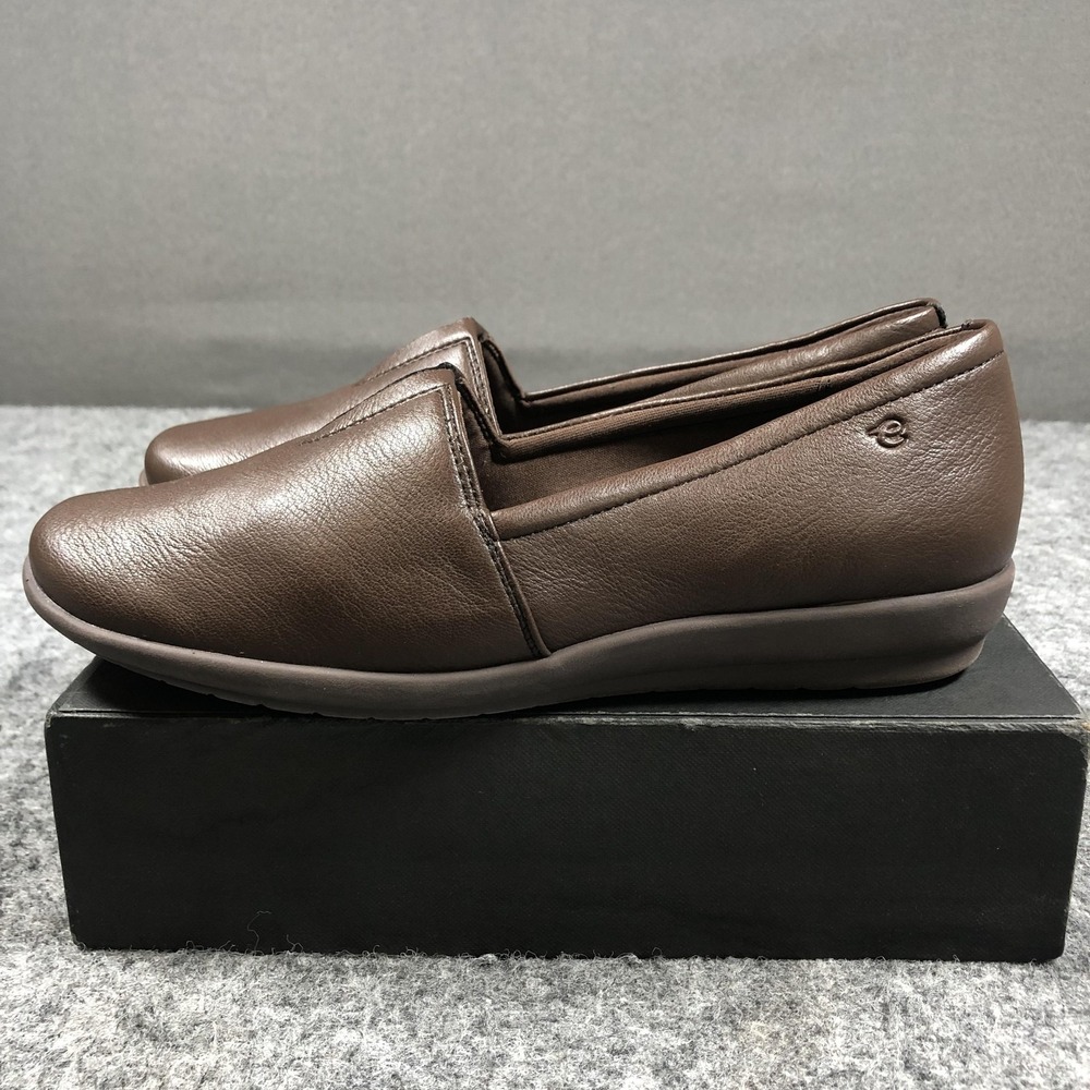 Easy Spirit Searlie 3 Shoes Womens 9 Brown Slip On Comfort Casual Flats - Picture 7 of 16